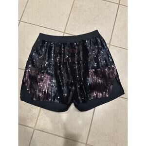 Rick Owens SS20 Tecuatl sequin embroidered glitter shorts
